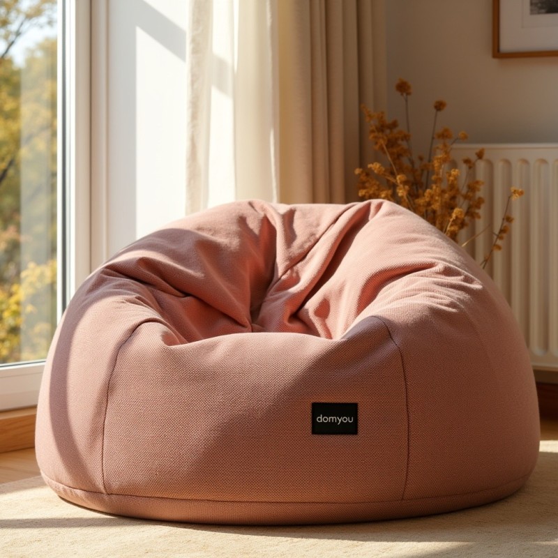 Pufa Worek Różowa Hydrofobowa Dla Dzieci NEST M