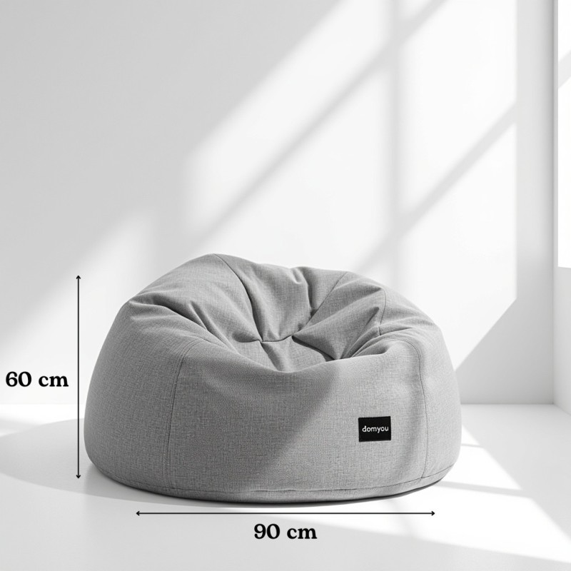 Pufa Worek Szara Hydrofobowa NEST XL