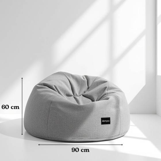 Pufa Worek Szara Hydrofobowa NEST XL