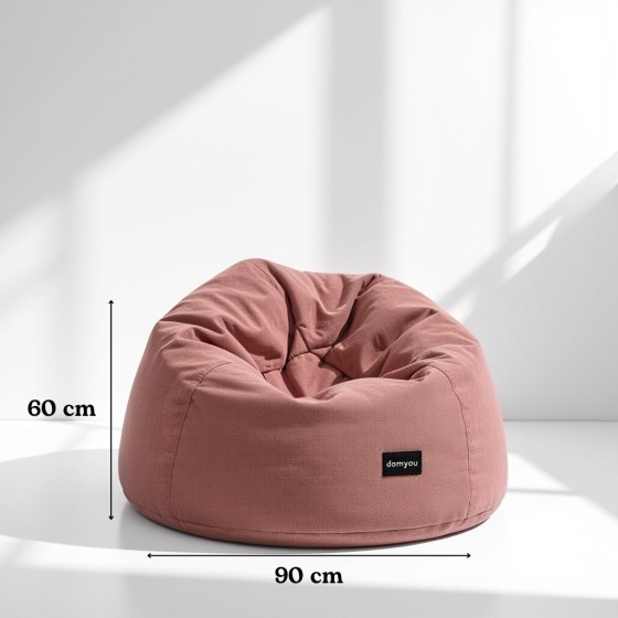 Pufa Worek Różowa Hydrofobowa NEST XL