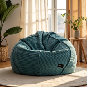 Pufa Worek Morska Sztruks Boho SACO Nobo