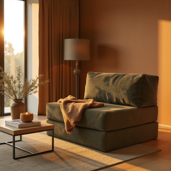 Fotel NESTI Sztruksowy