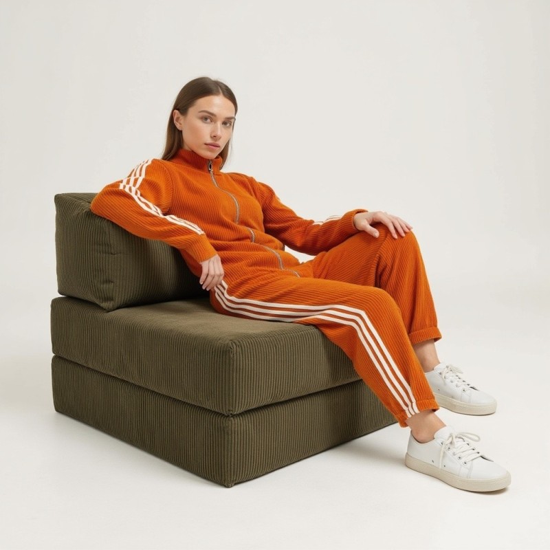 Fotel NESTI Sztruksowy