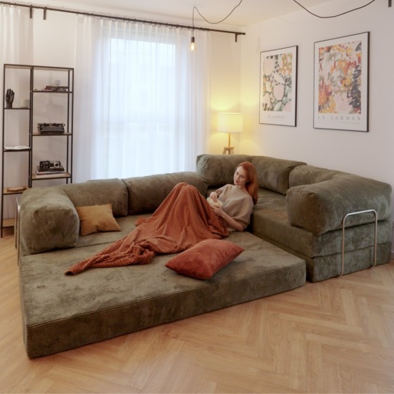 Narożnik 3-osobowy NESTI III Sztruksowy