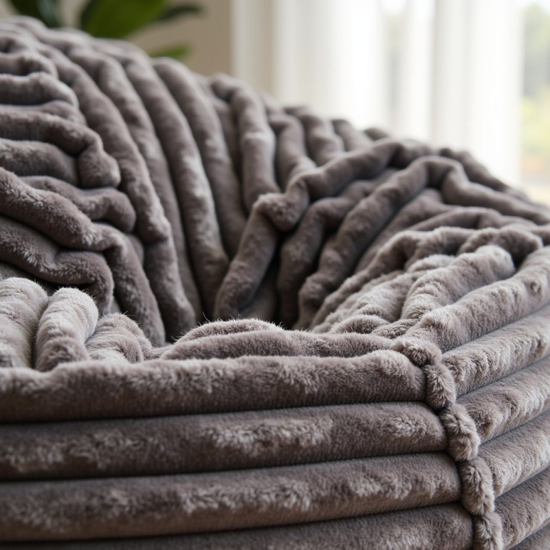 Pufa Worek Ciemnoszara Gruby Sztruks SACO