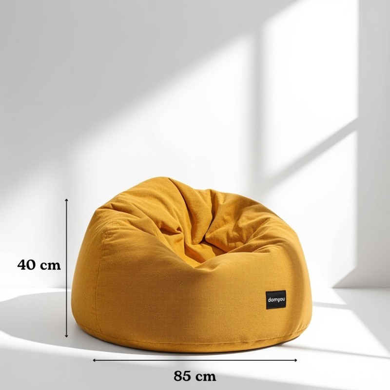 Pufa Worek Żółta Hydrofobowa Dla Dzieci NEST L