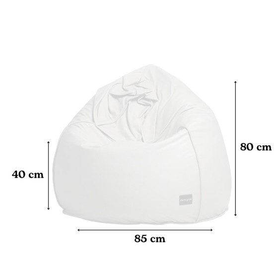 Pufa Worek Beżowy Sztruks Boho MOUNT Nobo