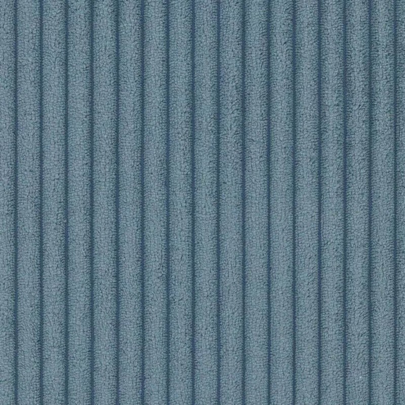 Tapczan Młodzieżowy Jednoosobowy Niebieski Sztruks FENIKS 120x200 z Pojemnikiem Bokiem i Oparciem