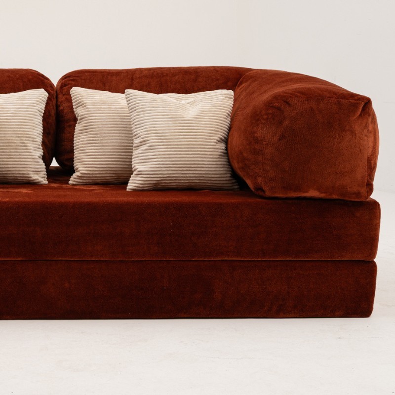 Zestaw 4 Sztuk Poduszek Sztruksowych 2x 40x40 2x 40x60