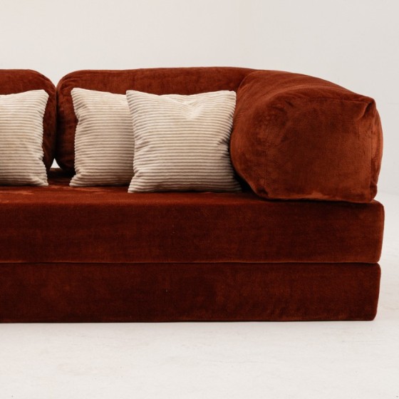 Zestaw 4 Sztuk Poduszek Sztruksowych 2x 40x40 2x 40x60