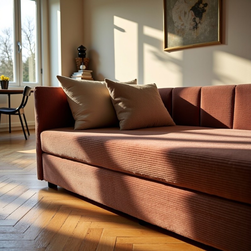 Młodzieżowy Tapczan Feniks 90x200 Ceglasty dla dziecka