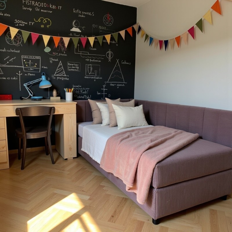 Tapczan Młodzieżowy Jednoosobowy Fioletowy Sztruks FENIKS 120x200 z Pojemnikiem Bokiem i Oparciem