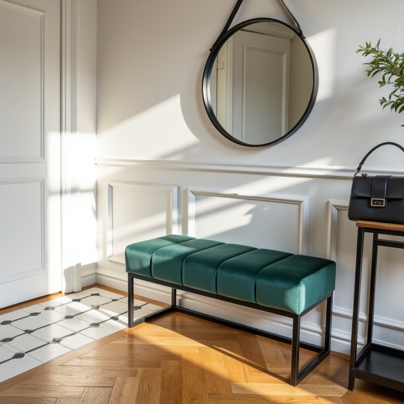 Ławka Loft Lukka Butelkowa zieleń