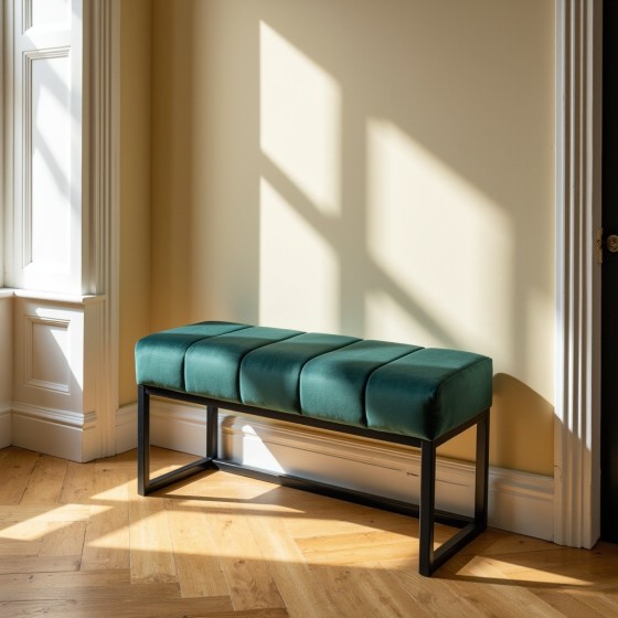 Ławka Loft Lukka Butelkowa zieleń