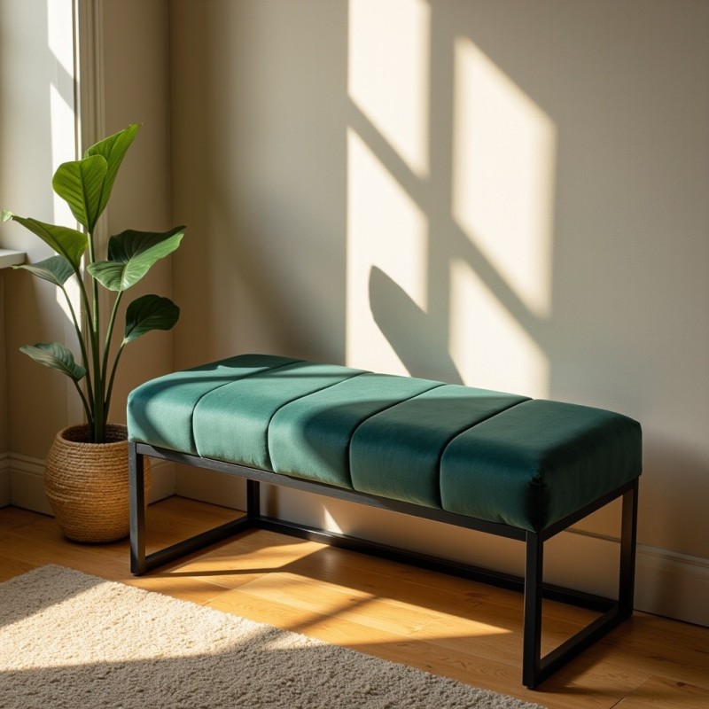 Ławka Loft Lukka Butelkowa zieleń