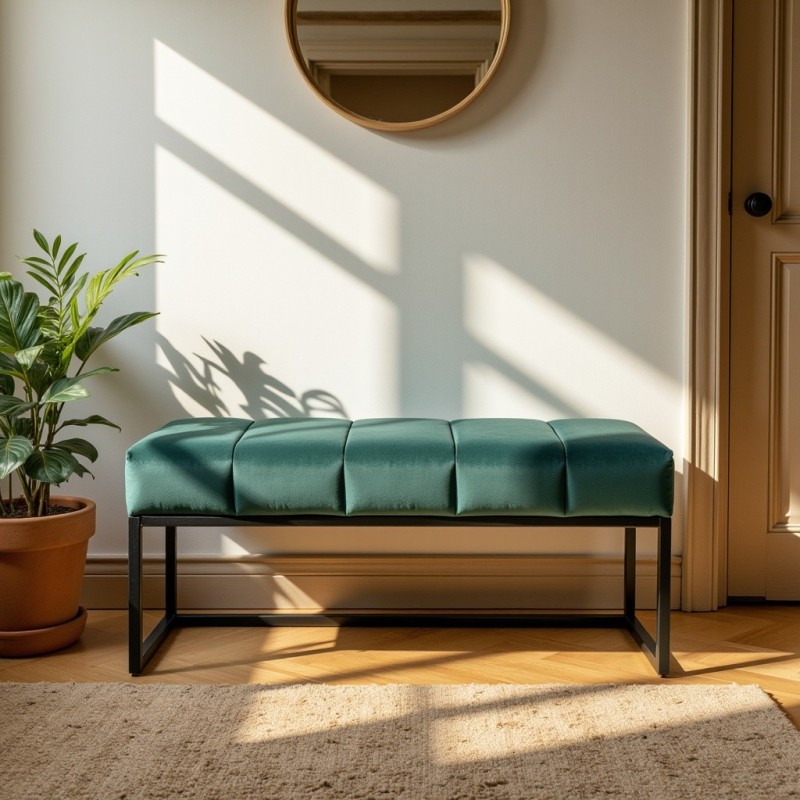 Ławka Loft Lukka Butelkowa zieleń