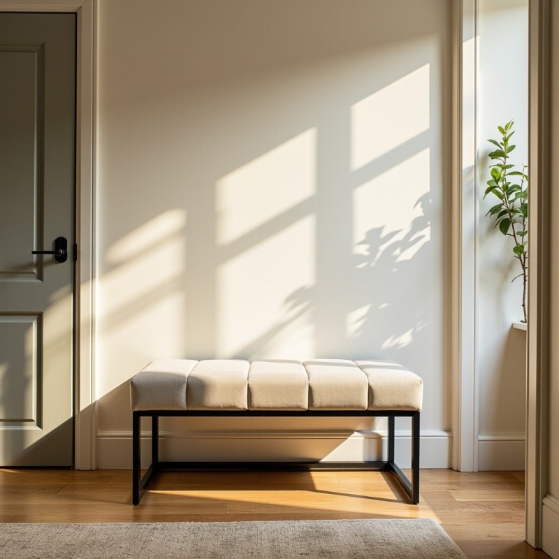 Ławka Loft Lukka Jasny Beż