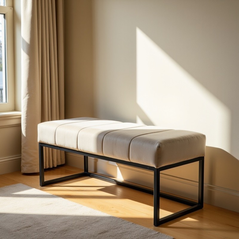 Ławka Loft Lukka Jasny Beż