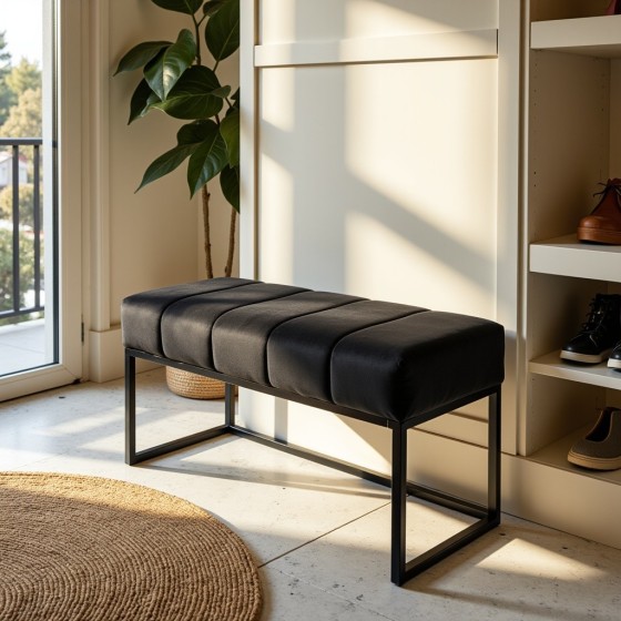 Ławka Loft Lukka Czarna