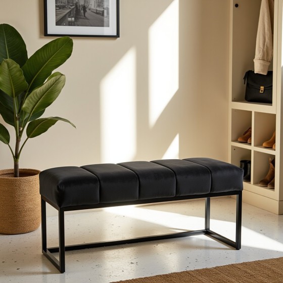 Ławka Loft Lukka Czarna