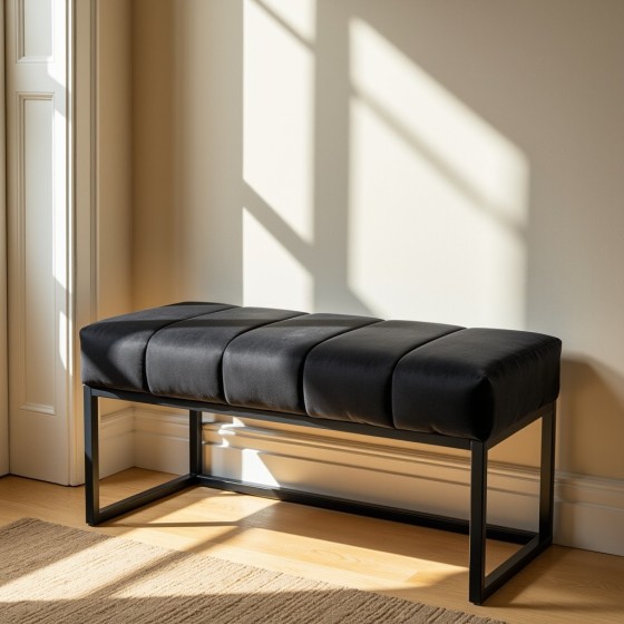 Ławka Loft Lukka Czarna