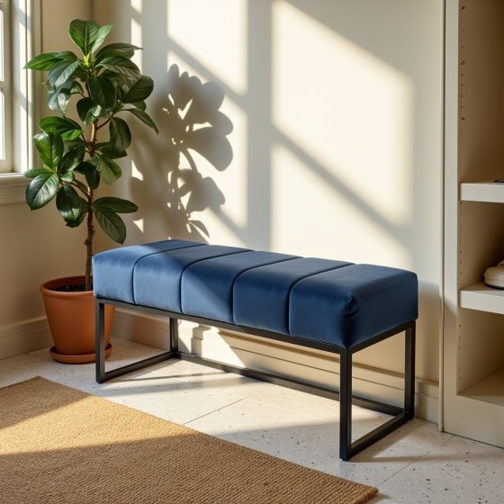 Ławka Loft Lukka Granatowa