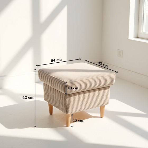 Fotel uszak z podnóżkiem od producenta, niska cena - Domyou