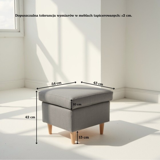 Fotel Uszak w stylu skandynawskim, niska cena - domyou