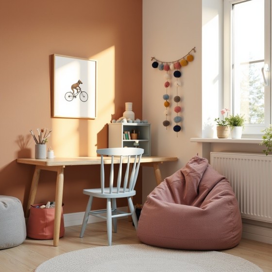 Pufa Worek Różowa ARA L – wygodna i stylowa | Domyou