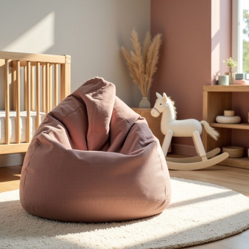 Pufa Worek Różowa ARA L – wygodna i stylowa | Domyou