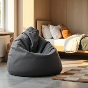 Pufa Sako Worek Dla Dzieci Ciemnoszara Ara L