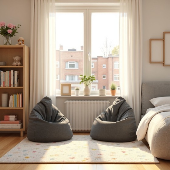 Pufa ARA L dla dzieci - Niedroga, lekka i komfortowa | Domyou