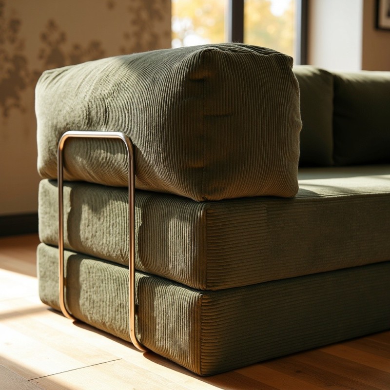 Sofa 2-osobowa NESTI Zielony Sztruks - elegancka i wygodna | Domyou