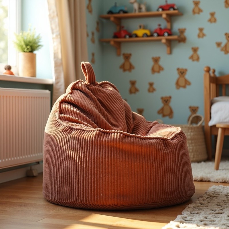 Pufa Worek Z Oparciem Rudy Sztruks ALTI