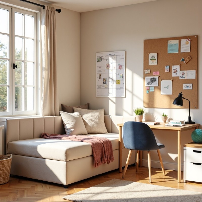 Tapczan Jednoosobowy FENIKS 120x200 Welur Jasny Beż z Pojemnikiem Bokiem i Oparciem