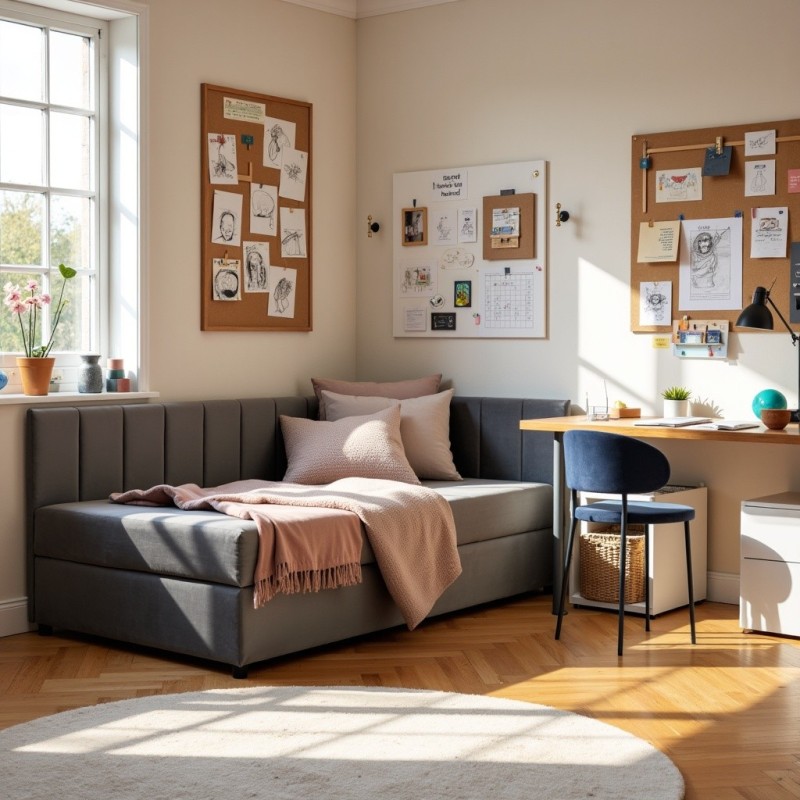 Tapczan Jednoosobowy FENIKS 90x200 Ciemnoszary Welur z Pojemnikiem Bokiem i Oparciem