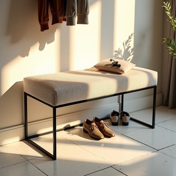 Ławka Loft LOFTI Beżowa | Domyou.pl