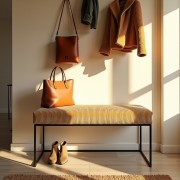 Ławka Loft LOFTI Musztardowa