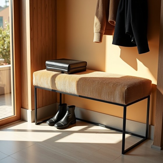 Ławka Loft LOFTI Musztardowa | Domyou.pl