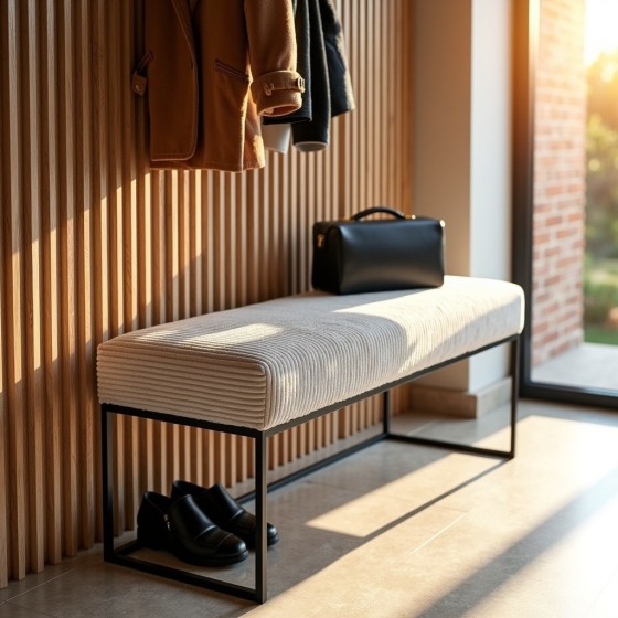 Ławka Loft LOFTI Jasnoszara| Domyou.pl