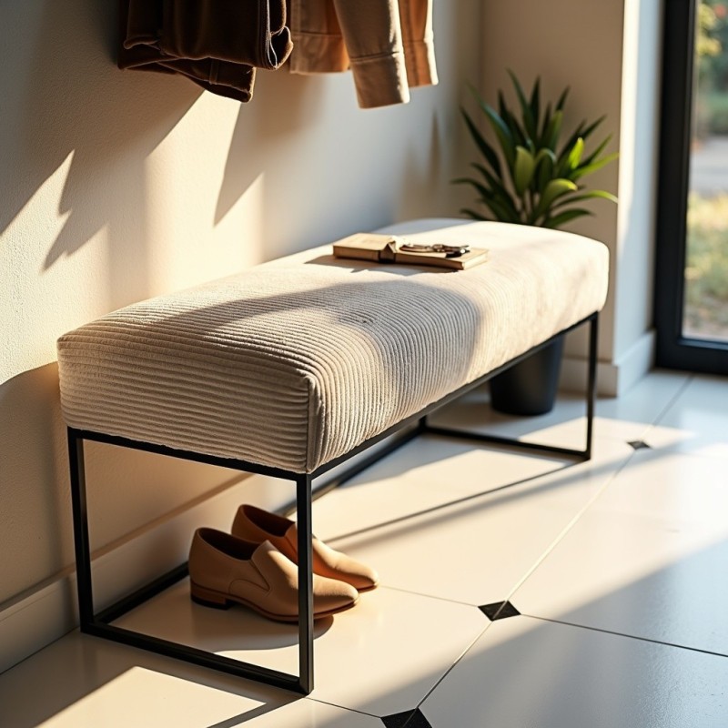 Ławka Loft LOFTI Jasnoszara| Domyou.pl