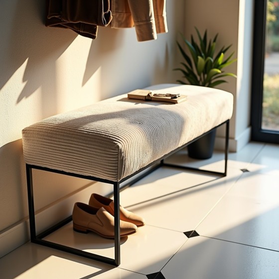 Ławka Loft LOFTI Jasnoszara| Domyou.pl