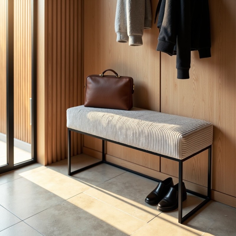 Ławka Loft LOFTI Jasnoszara| Domyou.pl