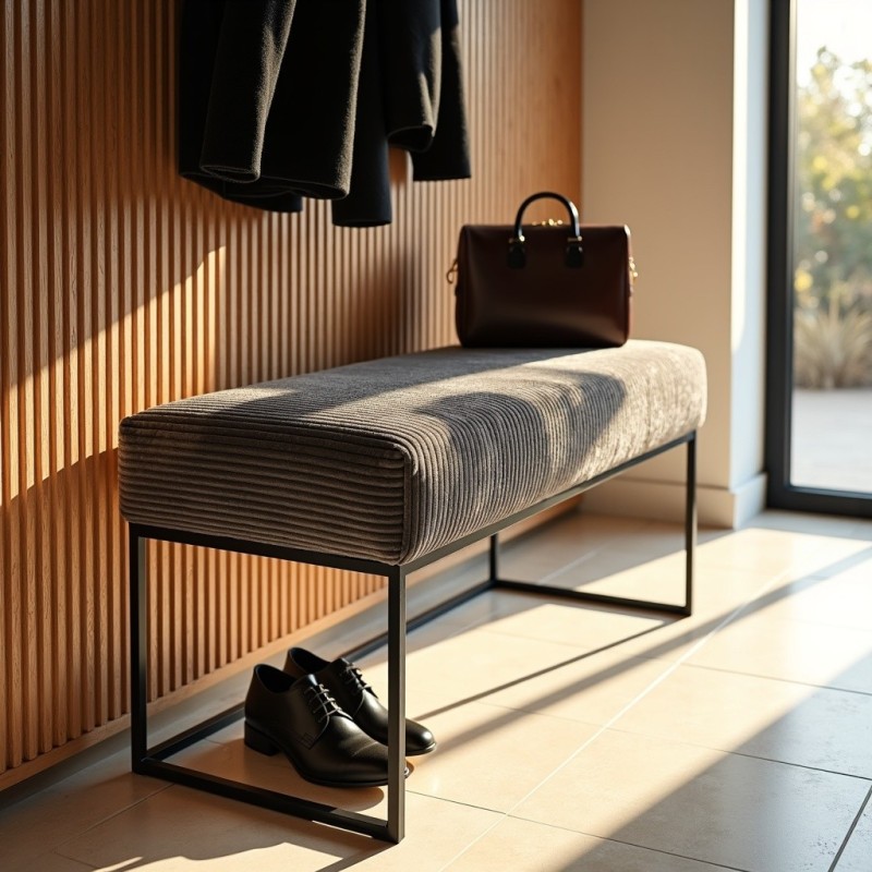 Ławka Loft LOFTI Ciemnoszara| Domyou.pl