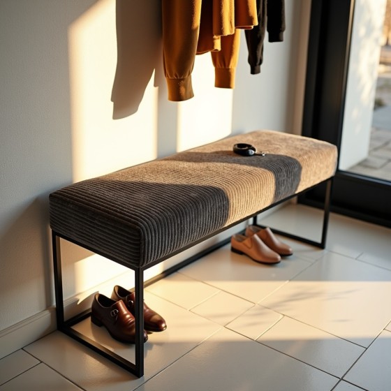 Ławka Loft LOFTI Ciemnoszara| Domyou.pl