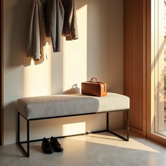 Ławka Loft LOFTI Jasnoszara| Domyou.pl