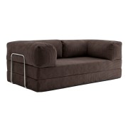 Sofa 2-osobowa NESTI Brązowy Sztruks