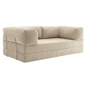 Sofa 2-osobowa NESTI Beżowy Sztruks