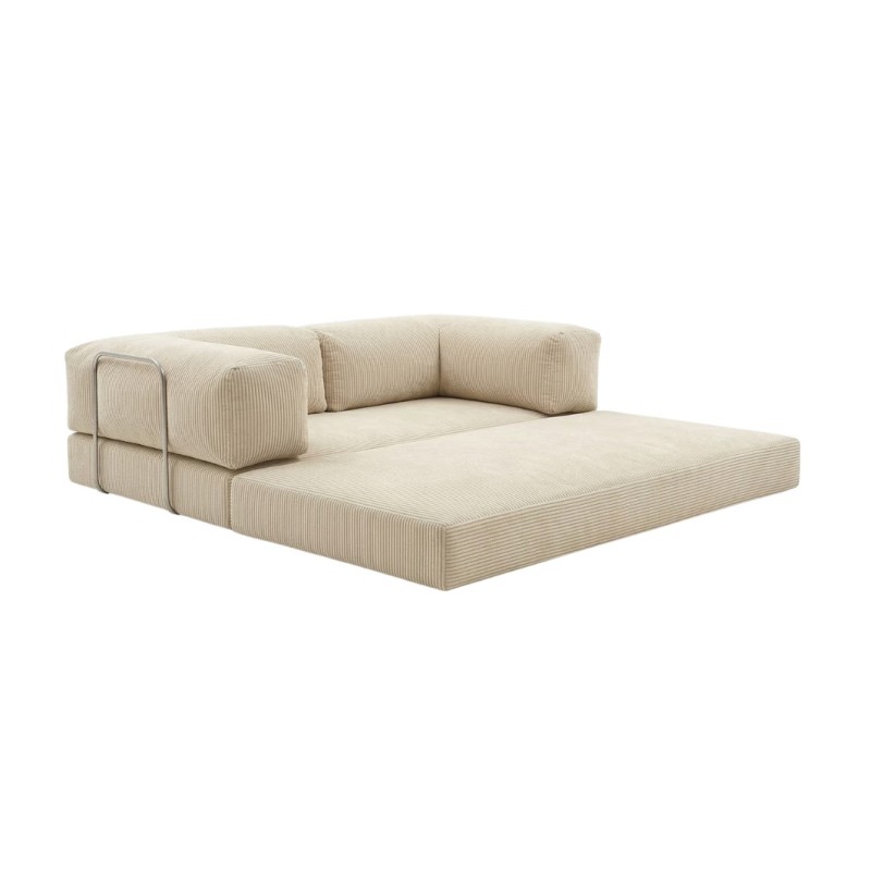 Sofa 2-osobowa NESTI Beżowy Sztruks