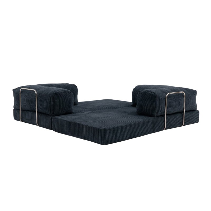 Sofa 2-osobowa NESTI Granatowy Sztruks